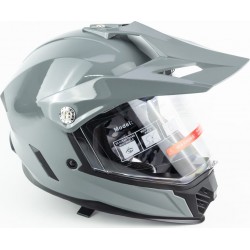 Шлем кроссовый JUNIOR (стандарт DOT) F-818-2 XL (55-56см), серый FORTE