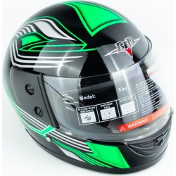 Шолом інтеграл BLD-825A XS (53-54см), чорно-салатовий BLD