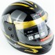 Шлем интеграл BLD-825B М (57-58см), чёрно-золотистый BLD