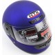 Шлем интеграл с воротом HK-221, синий мат HTK