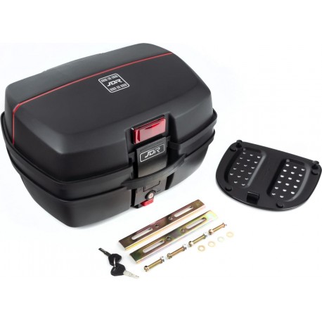 Кофр средний (пластмассовый) 450x340x270мм чёрный матовый JDR-688 JDR