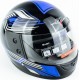 Шлем интеграл BLD-825A XS (53-54см), чёрно-синий BLD