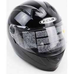 Шлем интеграл ZS-811 Solid L (59см), чёрный ZEUS