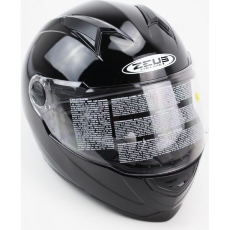 Шлем интеграл ZS-811 Solid L (59см), чёрный ZEUS