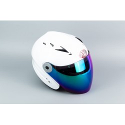 Шлем открытый HF-210 S, белый Mototech