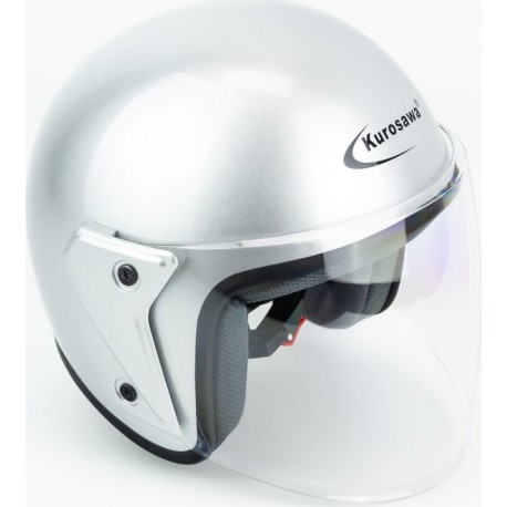 Шлем открытый U-122 M, СЕРЫЙ глянец KUROSAWA