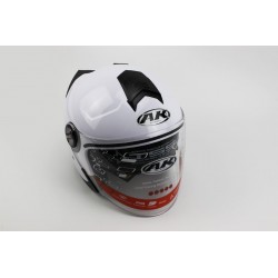 Шлем открытый+очки AK-720, белый AK