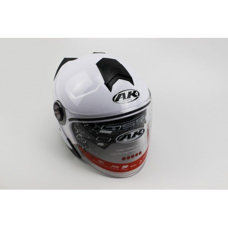 Шлем открытый+очки AK-720, белый AK