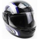 Шлем интеграл HF-101 М, чёрно-синий Q233-BL KUROSAWA
