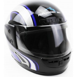 Шлем интеграл HF-101 М, чёрно-синий Q233-BL KUROSAWA
