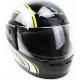 Шлем интеграл HF-101 M, чёрно-салатовый Q233-Y KUROSAWA