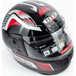 Шолом інтеграл з коміром HK-221, чорно-червоний HTK