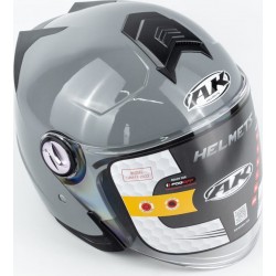 Шлем открытый+очки AK-720, серый "MONDSTEIN GREY" AK