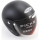Шлем открытый АТ-666, чёрный матовый (возможны дефекты покраски) PICKS