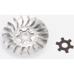 Крильчатка переднього варіатора (під вал 13мм)+шайба "хрест" Yamaha JOG 50 Китай