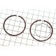 Кільця поршневі Yamaha JOG50 40мм +0,75 MSU