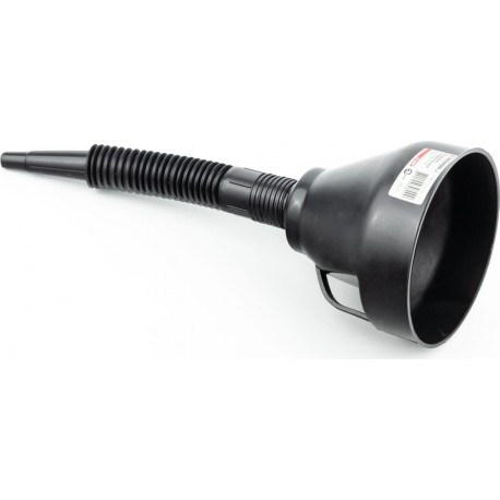 Лейка универсальная (с гибким шлангом), чёрная INTERTOOL