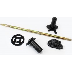 Ось задняя на ATV027-21, крепление, звезда, цепь-к-кт 5деталей Китай