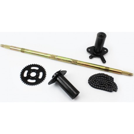 Ось задняя на ATV027-21, крепление, звезда, цепь-к-кт 5деталей Китай