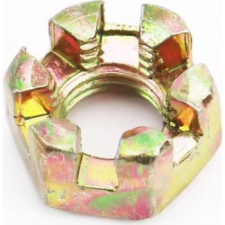 Гайка коронная M10(крепления рулевой тяги/ шаровой опоры) Китай