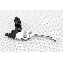 Рычаг руля левый с креплением (сцепление) откидной, хром Китай