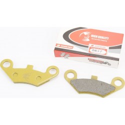 Тормозные колодки (дисковые) Goon 260/CUV Carry 300/Muddy 300/LOF420, к-кт 2шт, жёлтые ZHENGHE