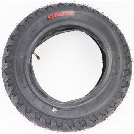 Шина 3,00-10 с камерой, дорожная "лапка" 121 Китай