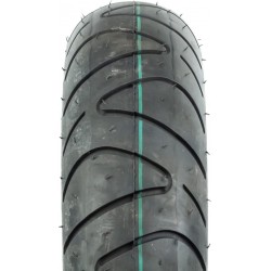 Шина 120/70-12 бескамерная, шоссейный рисунок (белый борт) HS-541 Schwalbe