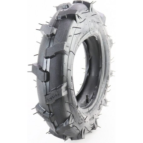 Шина на мотоблок 4,00-10 10PR с камерой "насечка" (NEW) Китай