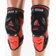 Наколенники защитные (колено+голень) к-кт 2шт, чёрно-красные тип 2 VEMAR