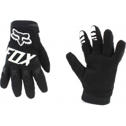 Перчатки мотоциклетные XL, чёрно-белые FOX