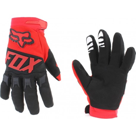 Перчатки мотоциклетные XL, чёрно-красные FOX