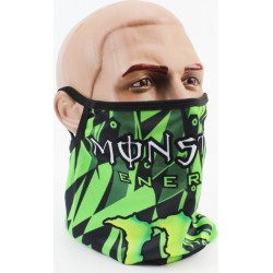 Маска лица пылезащитная "Monster", с зелёным рисунком (GE-75) Китай