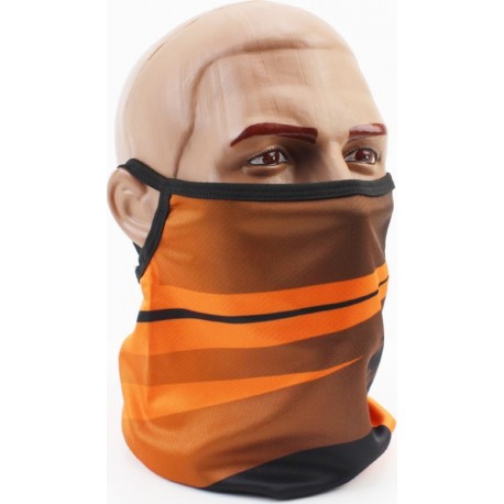 Маска лица пылезащитная "KTM", с оранжевым рисунком (GE-108) Китай