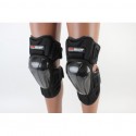 Наколенники защитные (колено) к-кт 2шт, чёрные PRO BIKER