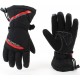 Перчатки мотоциклетные, теплые XL, чёрно-красные SCOYCO