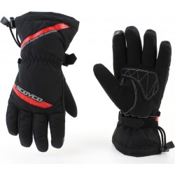 Перчатки мотоциклетные, теплые XL, чёрно-красные SCOYCO