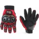 Перчатки мотоциклетные L, красные тип 2 PRO BIKER