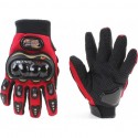 Перчатки мотоциклетные L, красные тип 2 PRO BIKER