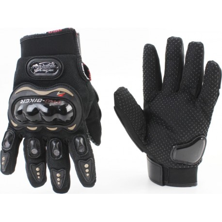 Перчатки мотоциклетные XL, чёрные тип 2 PRO BIKER