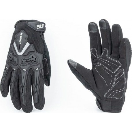 Перчатки мотоциклетные XL, чёрные (сенсорный палец) тип 1 RS SPURTT