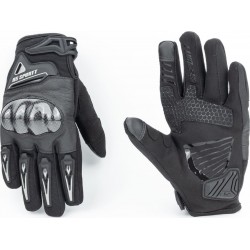 Перчатки мотоциклетные L, чёрные (сенсорный палец) тип 2 RS SPURTT