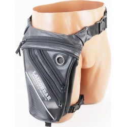 Мото сумка набедренная 25x29х6см, чёрная LAICO BEAR