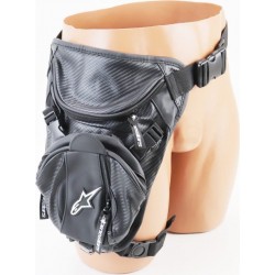 Мото сумка набедренная (подростковая) 27x30х6см, чёрная Alpinestars
