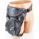 Мото сумка набедренная (подростковая) 27x30х6см, чёрная Alpinestars