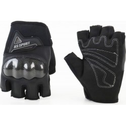 Перчатки мотоциклетные без пальцев L, чёрные тип 1 RS SPURTT