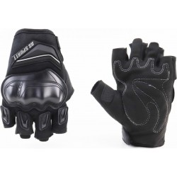 Перчатки мотоциклетные без пальцев L, чёрные тип 2 RS SPURTT