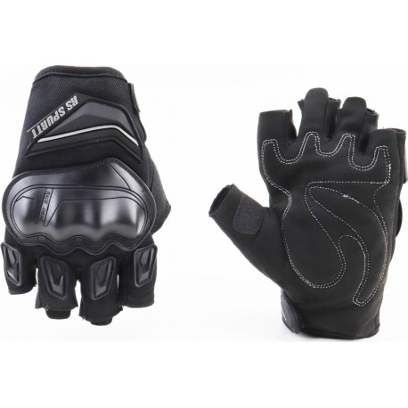 Перчатки мотоциклетные без пальцев L, чёрные тип 2 RS SPURTT