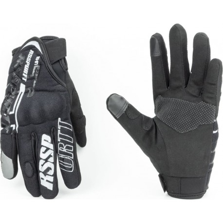 Перчатки мотоциклетные XL, чёрно-серые (сенсорный палец) RS SPURTT