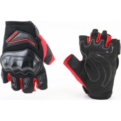 Перчатки мотоциклетные без пальцев L, чёрно-красные тип 2 RS SPURTT